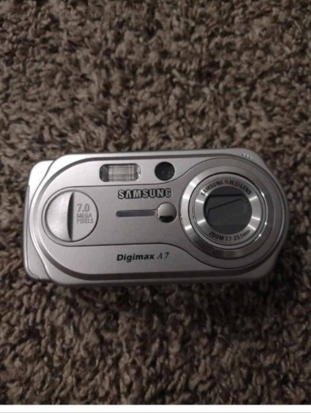 Samsung Digimax A7 Silver Point-and-Shoot Digital Camera